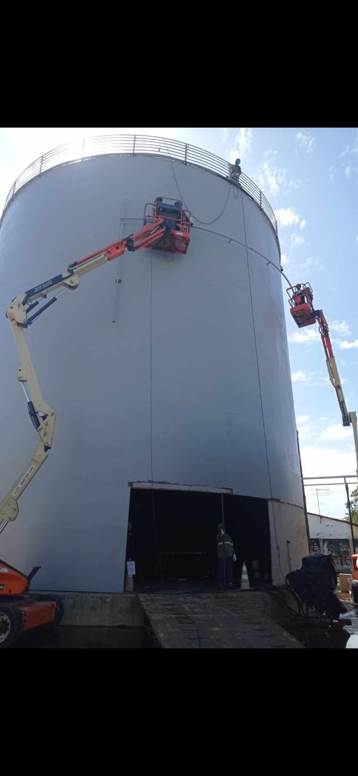 Pintura Industrial em Altura